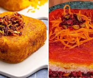 طرز تهیه ته چین هویج پلو به روش اصیل / یه دستور عالی برای یه پلومخلوط خوشمزه