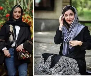 خودنمایی نازنین بیاتی با گیس بافته و جین جذبش؛ سایه اسموکی و رژ جیییغ  قرمزشو نگااا