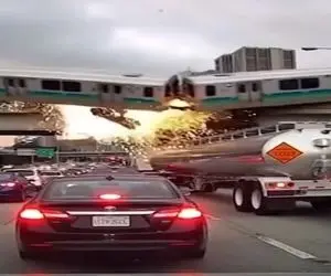 معماری طبیعت؛ قطار فنرش در رفت مردم تو جاده التماس خدا میکنن