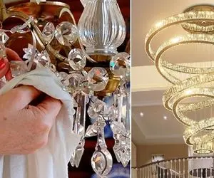 واسه تمیز کردن لوستر درگیری چون ریزه کاری داره؟ با این ترفندا دو سوته همچی اوکیه