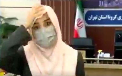 (ویدیو) جنجال مقنعه خانم سهرابیان خبرنگار شبکه خبر