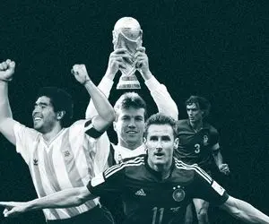 رکوردداران بیشترین بازی در تاریخ جام جهانی