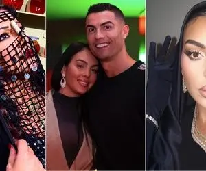 عزیر دلِ عربا جورجینیای رونالدو رو چه لت و پار کرد؛ نانای نای خوشمزه بچه هاش!