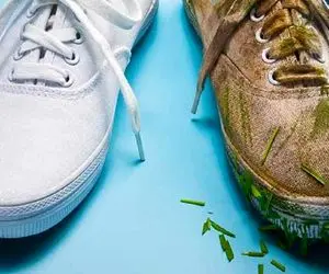 ترفندهای خانگی؛ چجوری با جوش شیرین و خمیر دندون کتونی سفید رو تمیز کنیم؟