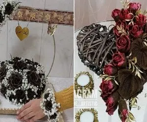 ایده های تزیین حنای عروس برای حنابندون؛ طراحی شیک و زرق و برقی جهت خاص تر شدن مراسم