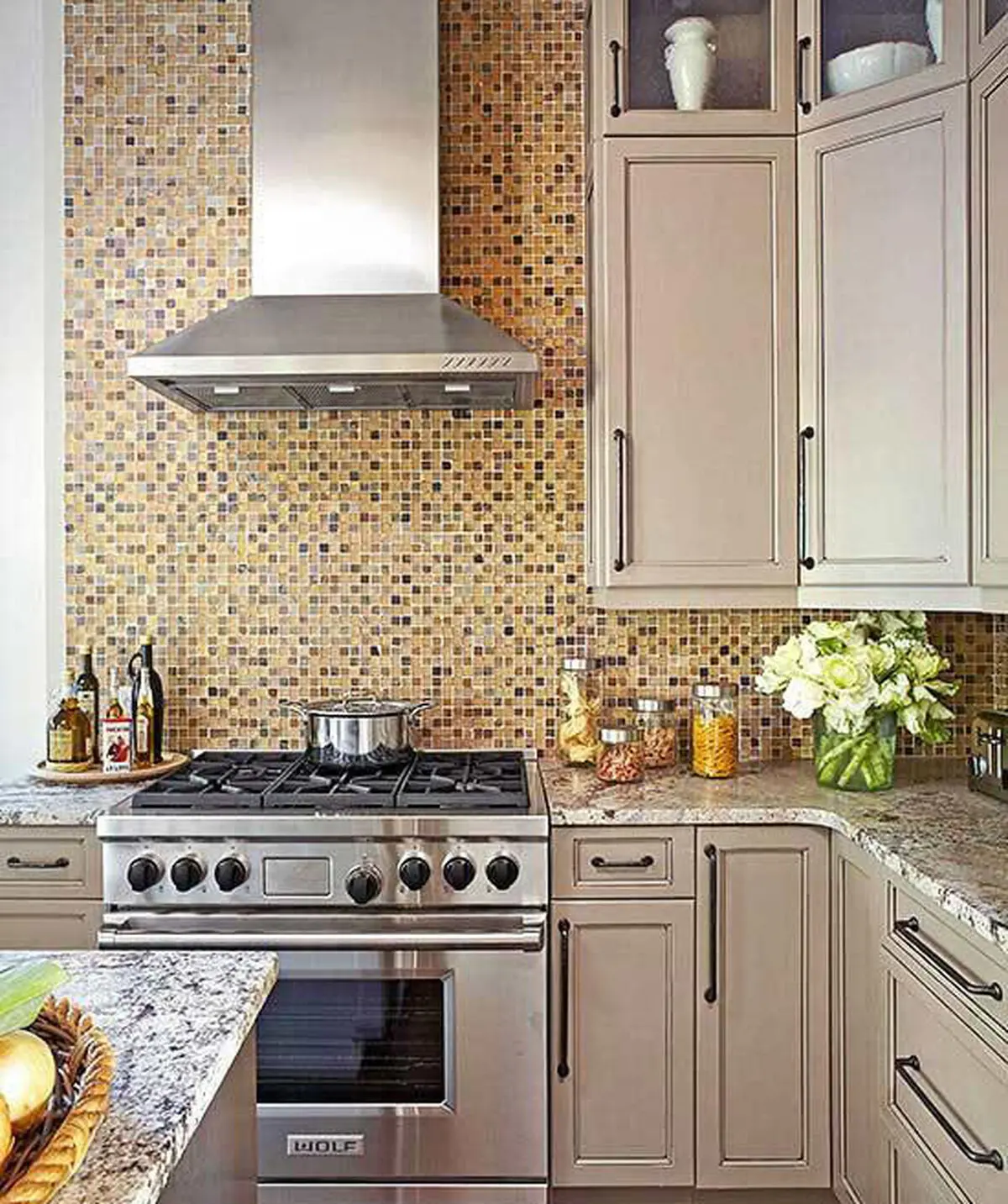 دیوار پوش بین کابینتی