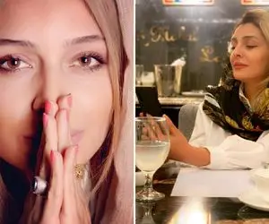 "ساره بیات" تو ماشین مدل بالاش از نگاهی دیگر؛ چه کلاسی ام میزاره!