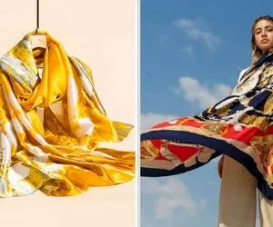 روسری های شیک و مجلسی مد جدید؛ مخصوص خانوم های باکلاس و امروزی