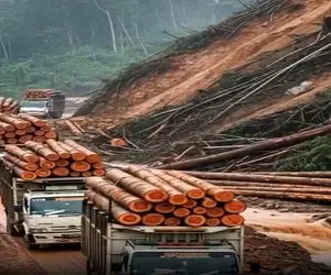 معماری طبیعت؛ تو کوه زلزله اومد مادر صاحب کامیونایی که رد میشدن رو به عزاشون نشوند