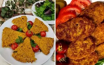 طرز تهیه کوکوی بلغور گندم / مقوی ترین کوکو که سریع و راحت آماده میشه