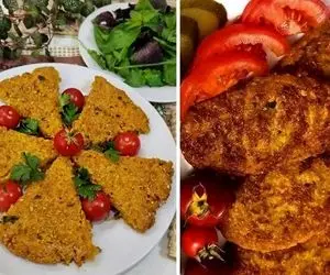 طرز تهیه کوکوی بلغور گندم / مقوی ترین کوکو که سریع و راحت آماده میشه