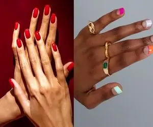 ناخن های محبوب سلبریتی ها و ترند تابستان 2024 / هیلی بیبر و سلنا ناخن ها شونم ترنده
