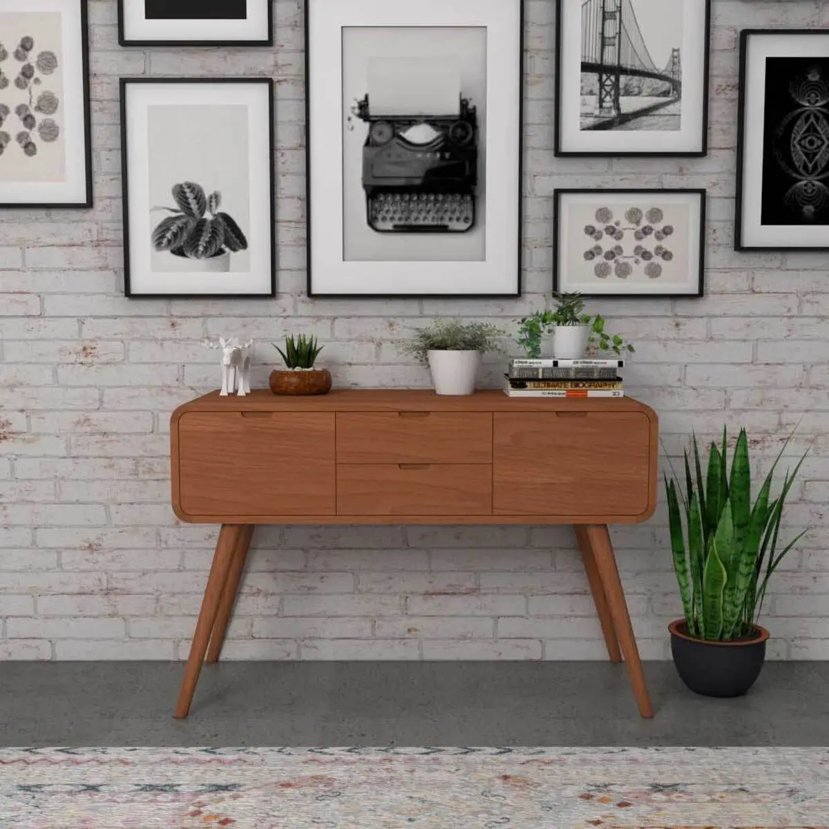 massa-teak-wood-console-table-st-1