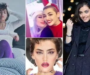 ریحانه پارسا بادی پوشیده حالا هی رو تاب مانور میده؛ چه کریسمسُ پشمالو ترکوند!