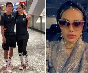 زن مهدی قایدی دیگه کلاً بدنو ریخت بیرون؛ خوشگذرانی در دوبی! +عکس