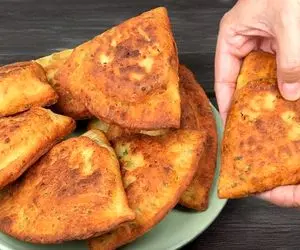 آموزش آشپزی؛ اگه سیب زمینی داری این پیراشکی های خوشمزه رو درست کن!