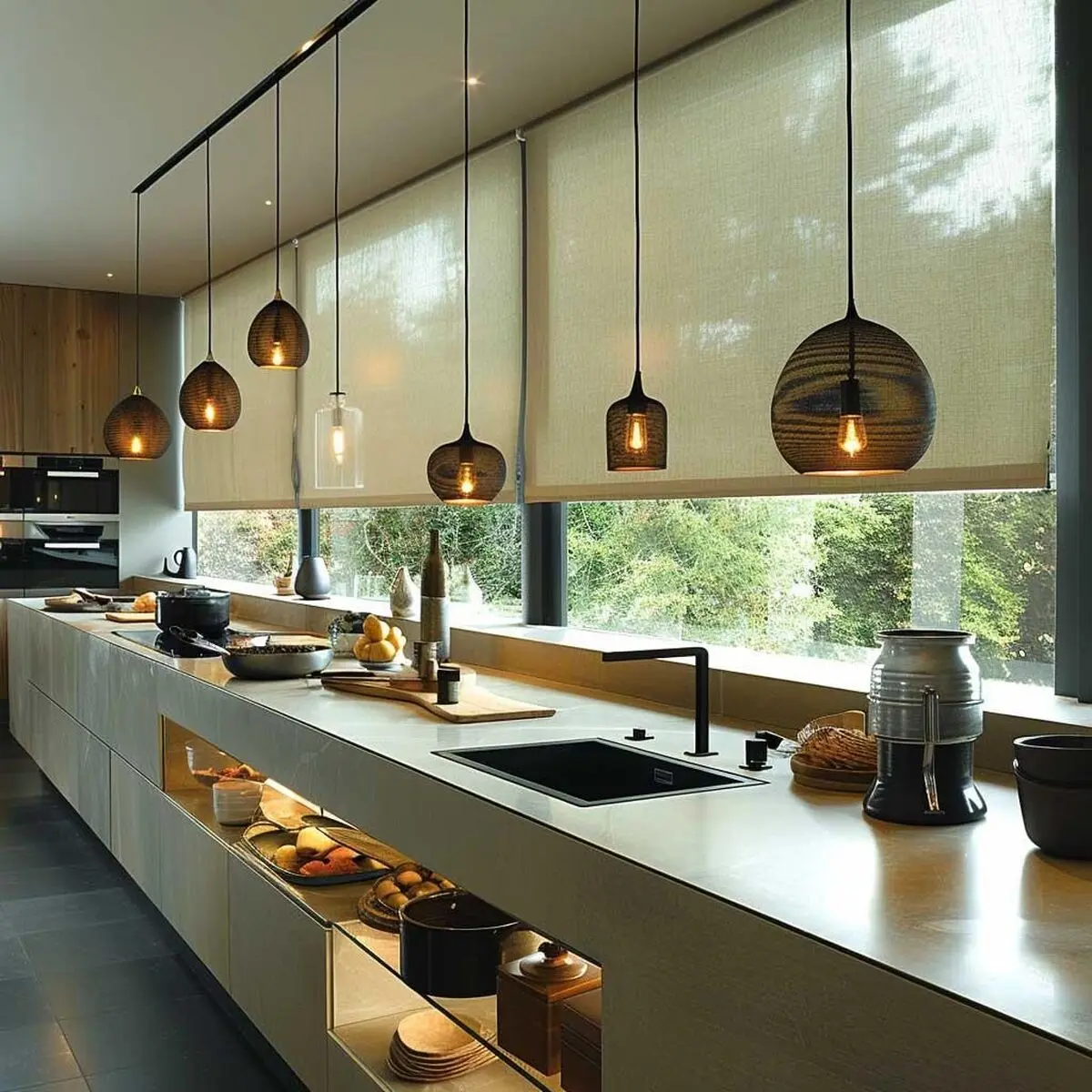 پرده آشپزخانه