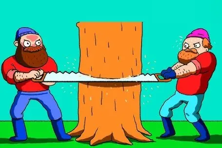 بازی فکری؛ باید هوشت فول HD باشه تا بگی تو تنه بری درخت کی تو فشار؟