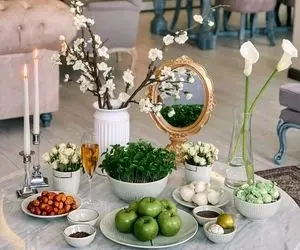 عید 1401 "سفره هفت سینتُ" به سبک خانومای باسلیقه بچین؛ کلی ایده خوشگل