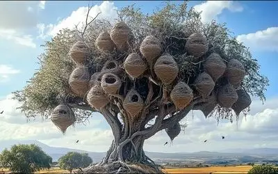 معماری خلاقانه؛ لانه هایی که از نظر وسعت و استحکام و هوش با سازه انسان رقابت می کنند