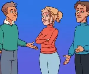 هوش تصویری؛ اگه فکر میکنی نابغه عالمی بگو کدوم یکی از آقایون شوهر خانم لباس قرمز هست؟ 