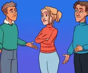 هوش تصویری؛ اگه فکر میکنی نابغه عالمی بگو کدوم یکی از آقایون شوهر خانم لباس قرمز هست؟ 