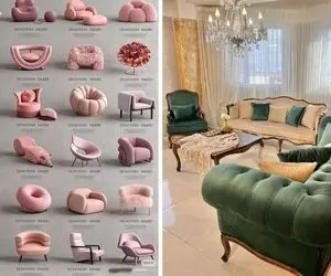 اشکال و سبک های مختلف مبلمان راحتی؛ (کلاسیک، مینیمال، چستر، مدولار) انتخاب مناسب دکور