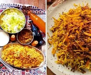 بهترین دستور برای تهیه کلم پلو با مرغ / اینجوری مرغ رو مزه دار کنی محشر میشه