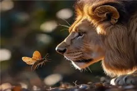 حیات وحش جذاب؛ شیر که از پروانه بترسه؟