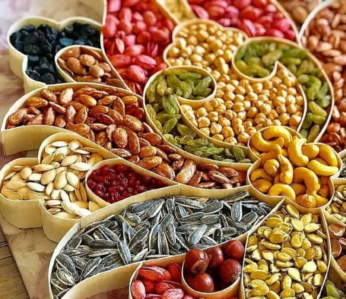 تزیین آجیل عروس