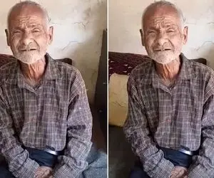 آواز جگرسوز؛ پیرمرد 100 ساله نفسش در نمیاد ولی چه زیبا آهنگ شده ام بت پرست تو رو خوند