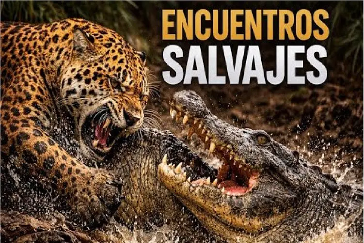 مستند حیات وحش؛ جگوار، کروکودیل و آناکوندا روبه‌روی هم!