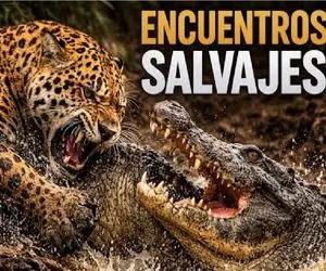 مستند حیات وحش؛ جگوار، کروکودیل و آناکوندا روبه‌روی هم!