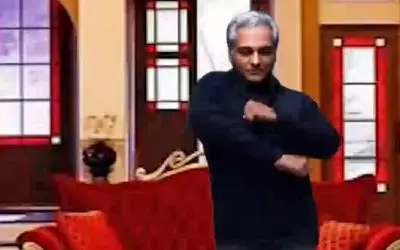 آواز شاد؛ مهران مدیری قبل ضبط برنامه با آهنگ گل گلدون من چه رقصی پر ناز و ادایی میکنه