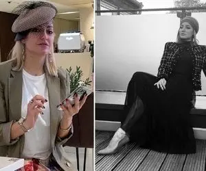 "مهناز افشار" اومد اطوار مدلینگیِ ناشتا بیاد رفت تو دیفار؛ اوف بابا ویلا داره کاخ طور!