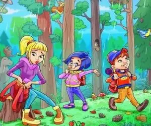بازی فکری؛ به این خانم خوشگل کمک کن چترش رو پیدا کنه