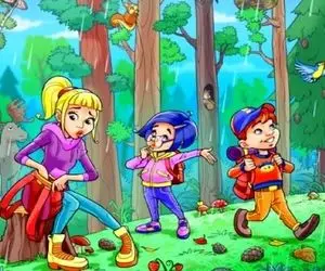 هوش تصویری؛ اگه باهوشی و عین عقاب تیزبین بیا به این خانم خوشگل کمک کن چترش رو پیدا کنه