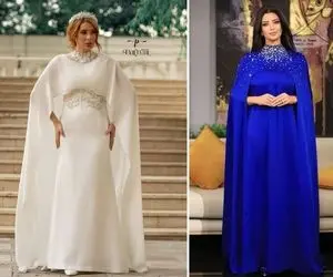 مدل های ترند لباس مجلسی شنل دار 1404؛ طراحی مدرن، جوان پسند و باحجاب مناسب شیک پوشان