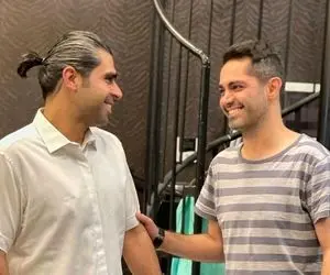 (عکس) لاغری عجیب امیر نوری و مدل موی دم اسبی اش!