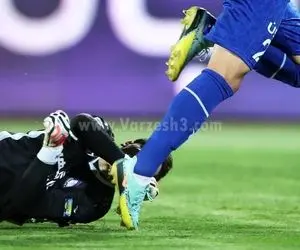 (عکس) پنالتی استقلال برابر گل گهر سوخت؟!