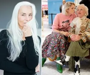 پیری و معرکه گیری؟ مگه چیه! اینجا مدلای خانوم مُسنی رو میبینی که خوشگلیشون نفس گیره!