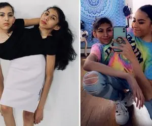 عجایب خلقت؛ خواهرانی که از ناحیه شکم به هم چسبیده‌اند!عجیبن اما درسخون و دوست‌داشتنی 