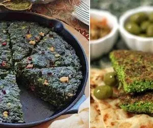 طرز تهیه کوکو تره یه شام خوشمزه / همون کوکو سبزی خودمونه با عطر و مزه قوی تر