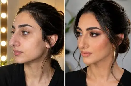 بهترین آرایش صورت مناسب دماغ بزرگ؛ کانتورینگ بینی، سبک میکاپ چشم و فرم دهی چهره