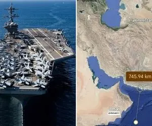 مشخصات باورنکردنی ناو آبراهام لینکلن؛ ترامپ سلطان دریا را به پشت مرزهای ما رساند