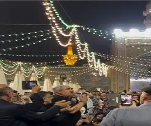 آواز احساسی؛ مجید شهریاری تو حرم امام رضا ع از امام حسین خوند با این صدا باید مداح شه