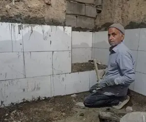 آواز جگرسوز؛ بنایی که حنجرشو خدا بوسید نبسته ام به کس دل میخونه آجر میچینه مچاله میشی