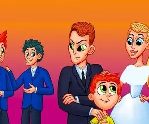 هوش تصویری؛ اگه باور داری که هوشت بالاست بگو کدوم از این آقایون همسر خانومه و پدر بچست؟