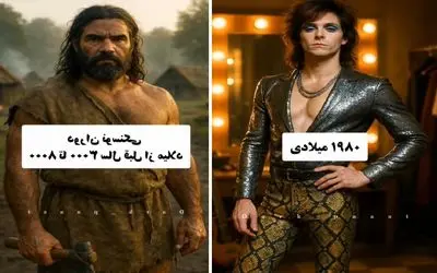 سفر در زمان؛ استاندار زیبایی مردان از نظر اندامو لباس از 8000 سال قبل میلاد تا به حال