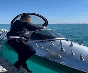 معماری طبیعت؛ با زیردریایی پیکان دار رفت تو دریا دهن نهنگ رو جر داد هرهر بهش خندید